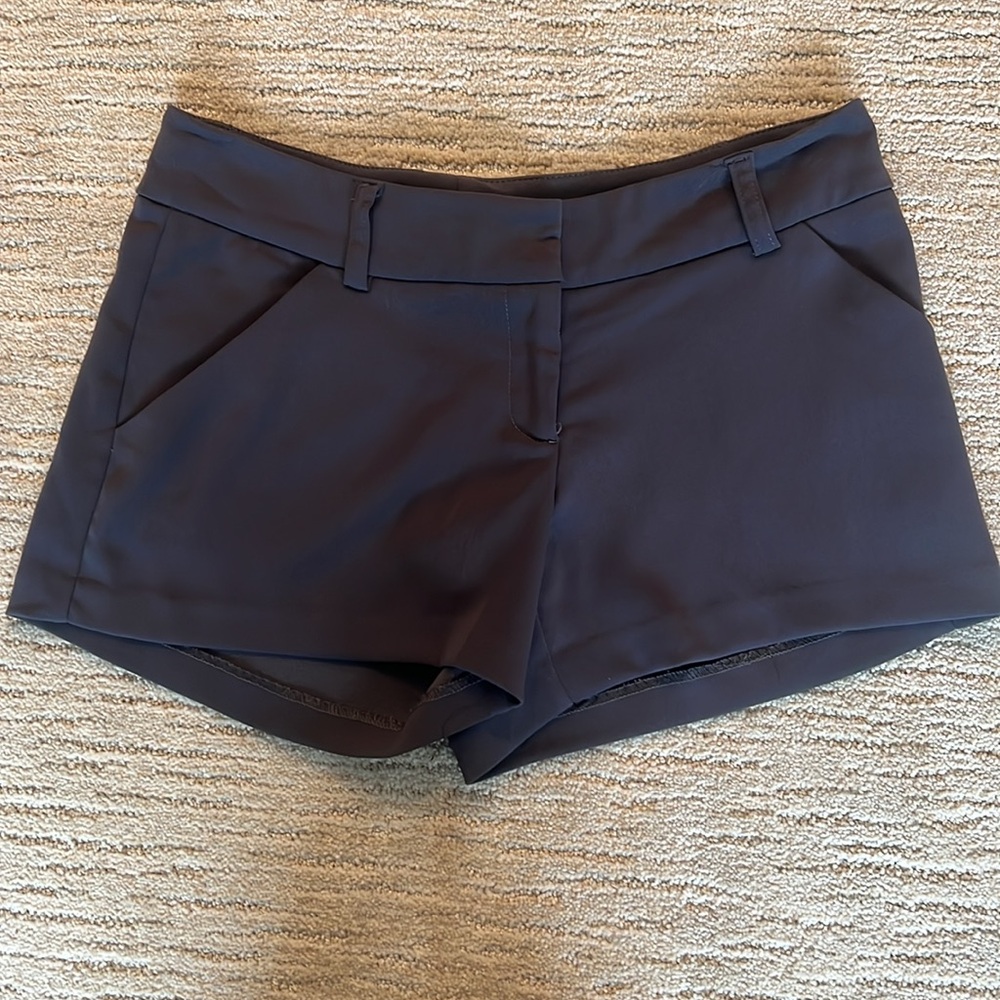 DREW, grey polyester shorts. Like new! Only worn a few times.